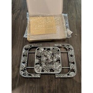 LENOX Grape Weave Expandable (9.75” to 13”) Trivet, Metal Serveware